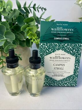 “Campus Stroll” Bath & Body Works 2 New & Sealed Wallflower refills